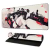 Alfombrilla de Ratón Sexy de Belleza Anime Tamaño Grande Borde Cerrado Pad para Laptop Goma Antideslizante Teclado Alfombrilla para Escritorio de Oficina