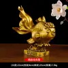 Pez dragón dorado de latón, pez de la fortuna, carpa, decoración del hogar, adornos auspiciosos de peces de cobre, al por mayor