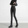 Jeans Barbie sin costuras para mujer, de terciopelo grueso, otoño e invierno 2024, nuevos, ajustados de cintura alta, leggings ajustados para personas pequeñas