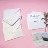 Sobres de Papel Perlado Blanco Hielo Sencillo Estilo Occidental en Stock Transfronterizos Invitaciones para Bodas y Fiestas Estilo Europeo Sobres Autoadhesivos