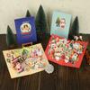 Tarjeta de Navidad con Calcomanía Estereoscópica Iand Nuo sobre Creativo Lindo de Corea del Sur Tarjeta de Bendición Navideña para Niños