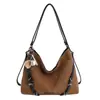 Bolsa Grande de Ombro Elegante e Moderna para Mulheres Outono 2025 Nova Bolsa de Ombro Casual Transversal Mochila de Alta Qualidade