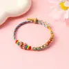 Pulsera Zongzi de Hortensia del Día de Mayo, Nueva Cuerda Roja Tejida a Mano para Niños y Bebés, Pulsera de Cuentas DIY de Alta Calidad