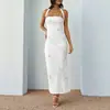 Xy25422 Vestido Jacquard Especial de Otoño con Cuello Halter, Completamente Gestionado, Superventas, Nuevo Vestido Largo Ajustado con Cuello Halter