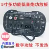 Placa Amplificadora Bluetooth S30 de 5 pulgadas 24V Coche 220V Hogar 12V Núcleo de Subwoofer Ranura para Tarjeta de Radio FM Placa de Altavoz