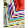 Tela satinada / Color liso seda traje antiguo Hanfu traje Tang Qipao ropa formal forro tela de satén de seda material