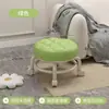Banqueta Pequena para Uso Doméstico na Sala de Estar, Banqueta Pequena Infantil, Banqueta Baixa Resistente e Durável, Banqueta Redonda, Confortável para Sentar por Longos Períodos, Banqueta de Madeira para Apartamentos de Aluguel