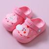 Zapatillas Crocs Baotou para niños Niños y niñas Transpirables Antideslizantes Lindas Ropa exterior Ligeras Suela suave Sandalias de playa