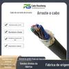 Fio anti-dobramento, à prova d'água, anti-frio, anticongelante, fio de núcleo único de baixa temperatura, resistente a óleo, ácido e álcalis, fio resistente à corrosão