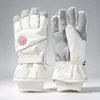 Guantes de Esquí para Mujer 2026 Nuevo Invierno A prueba de Viento Cálidos para Montar Más Terciopelo Protección contra el Frío Impermeables Pantalla Táctil Exterior Patinete Eléctrico Mujer