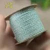Cuerda de mano tejida con hilo de algodón con adición de oro de 1.8 mm, cuerda para jugar Wen, no elástica, resistente al desgaste, cuerda DIY, borla de bodhi, punta