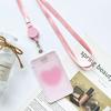 Estilo Ins Estuche Transparente para Tarjeta de Estudiante Insertable Anti-pérdida Bolsa para Tarjeta de Autobús y Comida Punto Pequeño Fresco Estuche Protector para Hombres y Mujeres