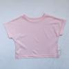 Ropa infantil coreana, conjunto de verano para bebé, camiseta de algodón color caramelo, pantalones cortos con tirantes, conjunto de dos piezas