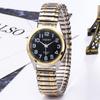 Suministro directo de fábrica xapwv banda elástica para mediana edad y ancianos reloj de hombre reloj de pulsera de acero para mujer reloj de cuarzo para pareja lote de estudiantes