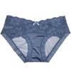 Lingerie Feminina de Renda com Cetim Sexy Semitransparente Estilo Pura Luxúria Menina Charmosa Calcinhas Francesas de Cintura Baixa que Cobrem o Quadril Venda por Atacado