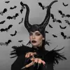Maléfica Maléfica Cuernos Cabeza Accesorios para el Cabello Halloween Máscaras Accesorios