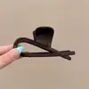 Pinza para el pelo grande y elegante de lunares estilo coreano para recogidos en la parte posterior de la cabeza, elegante accesorio para el pelo con forma de tiburón para niñas