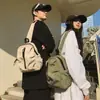 Bolsa Transversal Estilo Coreano da Moda para Casal, Mochila Tendência para Alunos do Ensino Médio e Universitário, Estilo Roupa de Trabalho para Viagem, Bolsa de Ombro Leve Retro
