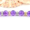 Color Oro Real Galvanizado 18K Diamante Conservador del Color Cuadrado Zirconio Cuentas Sueltas Espaciador Accesorios de Cristal para DIY Accesorios para Pulseras de Perlas Joyería