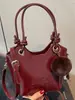 Bolso bandolera tipo cubo retro simple de moda coreana Bolso de hombro de moda nuevo Invierno 2025 Bolso cruzado de nicho para mujer