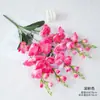 Flores Artificiais, Cor de Primavera com Cinco Pontas, Grande Orquídea Espada, Orquídea Artificial, Decoração de Casa, Flores de Casamento, Buquês Prontos, Comércio Exterior Transfronteiriço