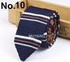 Gravata Social Masculina Britânica Fashion Coreana Casual Estudante Lã Tricotada Versátil Pontuda Estilo Moderno Gravata 7cm