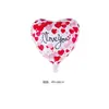 Globos de Película de Aluminio con Forma de Corazón de Amor Creativo para el Día de San Valentín, Día de San Valentín Chino, Festival de Bodas, Decoración de Cumpleaños, Arreglo, Venta al por Mayor