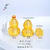 Puzuo Color Fuerte que Conserva el Color Oro Arena Antiguo Accesorios DIY Incrustados con Diamantes Colgante de Calabaza Fulu Semilla de Loto Vaina de Loto Cadena para Suéter