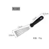 Espátula de cozinha de aço inoxidável de 1,2 mm, ferramentas de transferência para churrasco, bife, pizza, bolo, cozinha, panificação, ferramentas DIY