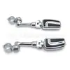 Pedal de Pé para Motocicleta Borracha Pedal de Pé Pedal de Pé Para-choque Adequado para Tubos com Diâmetro de 1-1/4 polegadas
