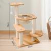 Marco de escalada para gatos, Casa para gatos, Árbol para gatos, Estante multicapa todo en uno para gatos, Cápsula espacial, Poste rascador vertical multifuncional para gatos, Anti-arañazos importado