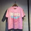 Sp5 Camiseta de Letra de Espuma Igual a la del Cantante de Hip-Hop Young Thug 555555 Sudadera con Capucha para Pareja Rosa