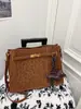 Bolsa Tote Fosca Casual Retrô para Mulheres 2025 Nova Grande Capacidade High-End para Trabalho Ombro Axila Bolsa Platina