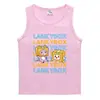 Chaleco de verano 2023 para niños, camisa informal de algodón estilo coreano con parte inferior absorbente de sudor, camiseta interior deportiva sin mangas Guo Guo para niños