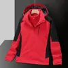 Jaqueta de Caminhada 3 em 1 Masculina e Feminina, à Prova de Vento e Impermeável, com Forro de Fleece Removível, Casaco de Outdoor para Casal