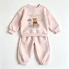 Moda de Primavera y Otoño para Niños y Niñas, Sudadera de Moda Transfronteriza para Comercio Electrónico, Conjunto Casual Coreano de Dos Piezas para Niños