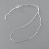 Nalan Plata S925 Lujo Ligero Estilo Frío Exquisito Simple DIY Nicho Versátil Apilable Collar Hueso de Serpiente Y01762