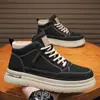 Otoño 2025 Nuevas Botas de Trabajo para Hombre Zapatos de Trabajo Retro Botas Martin Zapatillas Deportivas Casuales de Suela Gruesa