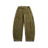 Pantalones Cargo de Rayas Retro de Pana Planetmusic Pantalones Scimitar Sueltos para Hombre 0398