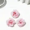 Rosa Pequeña Té de Rosas Cabeza de Flor de Seda Decoración del Hogar Material DIY Accesorios para Sesión Fotográfica Pared de Fondo para Boda Flor Artificial