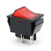 Interruptor de Botón Basculante de Encendido Kcd4 Forma de Barco Personalizado de Fábrica 4 Pines 6 Pines con Luz Alta Corriente 16A Interruptor para Cocina Eléctrica