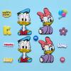 Parches de Goma Suave de PVC de Ratón y Pato de Cuerpo Entero de Dibujos Animados, Accesorios DIY para Fundas de Teléfono, Fundas de Tableta y Decoraciones para Coche