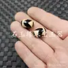 Dente Amarelo Três Olhos Dzi Pérola Jade Contas Soltas Ágata Dente de Tigre Contas Cilindricas Pulseira Acessórios de Joias Contas Artesanais