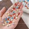 Decoraciones para uñas de arándanos pequeños de colores mixtos, bayas y flores tridimensionales de colores macarrón, decoraciones de resina para uñas DIY al por mayor