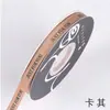 Fita de flor de fita inglesa de 1CM, decoração de buquê, cinto de embalagem, laço de presente para embalagem de bolo, fita de linha, fita, atacado
