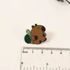 PromoçãoBroche Fofo de Capivara Insignia de Crocodilo Desenho Animado Capivara Broche de Personalidade Estilo Ins para Roupas