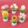 Girasol Lã Transfronteiriço Lírio do Vale Vaso Flor Não-Me-Esqueças Tulipa Ornamento Flor Artificial Temporada Escolar Presente Professor