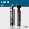 Kemei Recortador Eléctrico de Vello Nasal Km-6511 Venta al por Mayor Recargable Eléctrico Recortador de Vello Nasal Limpiador de Fosas Nasales