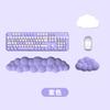 Teclado Cloud de Venta Caliente Transfronterizo Set Reposamanos Reposamuñecas para Niñas Escritorio de Oficina Antideslizante Reposamuñecas de Espuma Viscoelástica