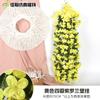 Colgante de pared violeta simulado para decoración de bodas y del hogar, enredadera de rosas colgante de techo, enredadera de flores falsas, decoración artificial de flores para el hogar